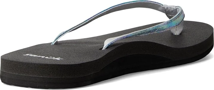 Sanuk Yoga Joy II Iridescent Women's Sandals Abalone : 7 B - Medium, Synthetic - Image 4