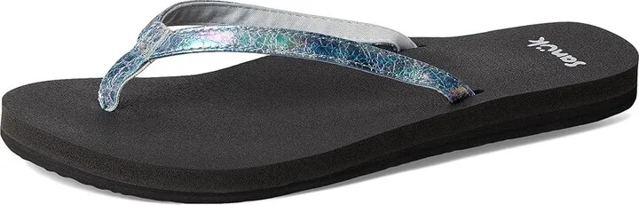 Sanuk Yoga Joy II Iridescent Women's Sandals Abalone : 7 B - Medium, Synthetic - Image 5