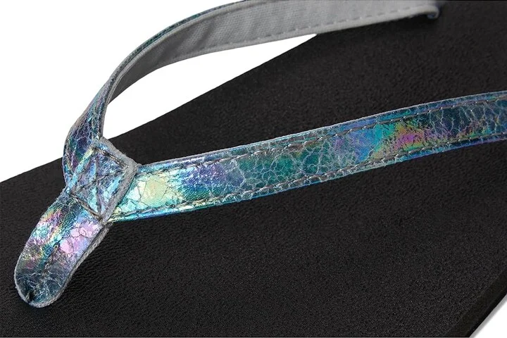 Sanuk Yoga Joy II Iridescent Women's Sandals Abalone : 7 B - Medium, Synthetic - Image 7