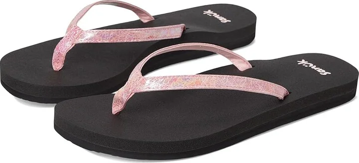 Sanuk Yoga Joy II Iridescent Women's Sandals Mermaid : 11 B - Medium, Synthetic