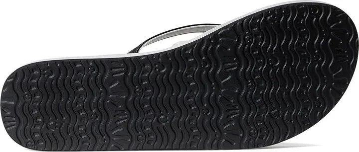 Sanuk Yoga Joy II Tropics Women's Sandals Black : 5 B - Medium, Leather/Rubber - Image 3