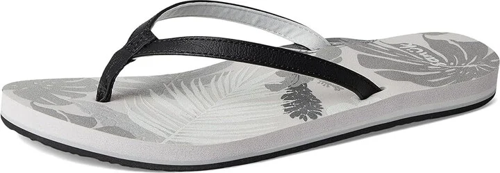 Sanuk Yoga Joy II Tropics Women's Sandals Black : 5 B - Medium, Leather/Rubber - Image 5