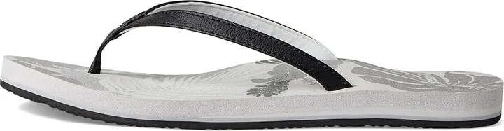 Sanuk Yoga Joy II Tropics Women's Sandals Black : 5 B - Medium, Leather/Rubber - Image 6