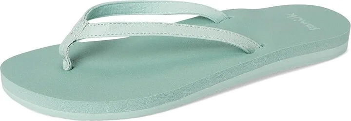 Sanuk Yoga Joy II Women's Sandals Aqua Foam : 5 B - Medium, Leather/Rubber - Image 5