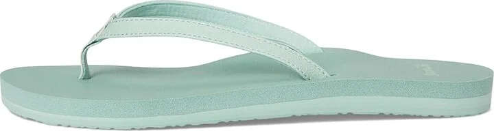 Sanuk Yoga Joy II Women's Sandals Aqua Foam : 5 B - Medium, Leather/Rubber - Image 6