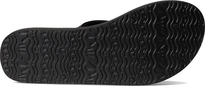 Sanuk Yoga Joy II Women's Sandals Black : 9 B - Medium, Leather/Rubber - Image 3