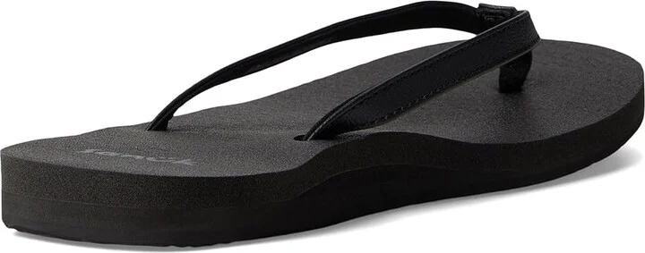 Sanuk Yoga Joy II Women's Sandals Black : 9 B - Medium, Leather/Rubber - Image 4