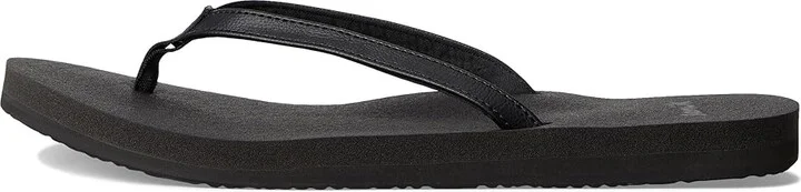 Sanuk Yoga Joy II Women's Sandals Black : 9 B - Medium, Leather/Rubber - Image 6