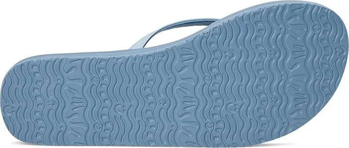 Sanuk Yoga Joy II Women's Sandals Blue Denim : 10 B - Medium, Leather/Rubber - Image 3