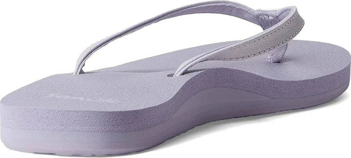 Sanuk Yoga Joy II Women's Sandals Lavender Grey : 5 B - Medium, Leather/Rubber - Image 4