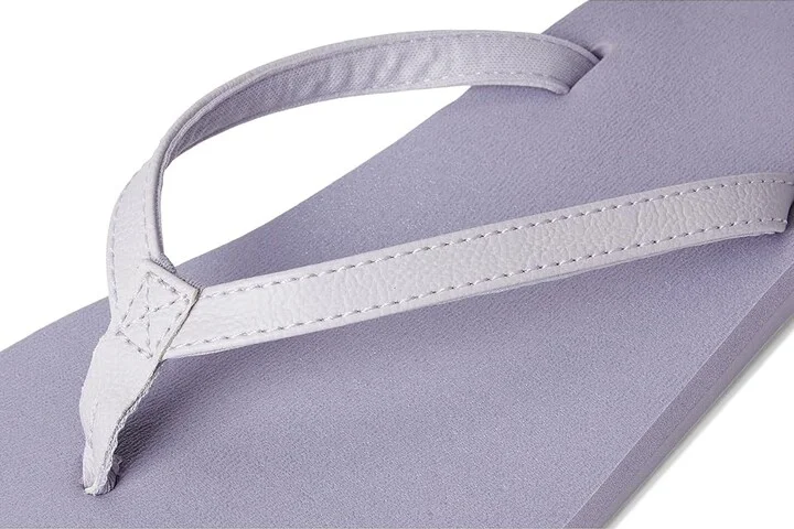 Sanuk Yoga Joy II Women's Sandals Lavender Grey : 5 B - Medium, Leather/Rubber - Image 7