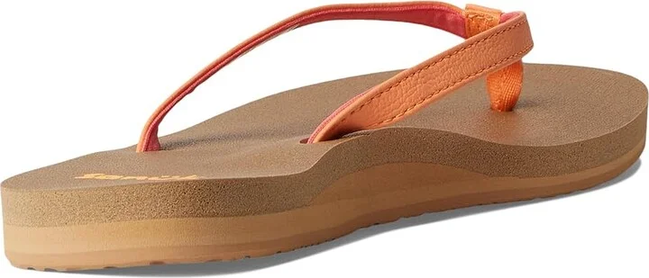 Sanuk Yoga Joy II Women's Sandals Papaya : 9 B - Medium, Leather/Rubber - Image 4