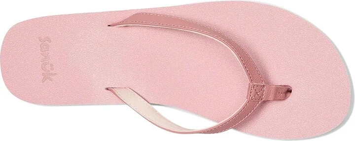 Sanuk Yoga Joy II Women's Sandals Rose Dawn : 11 B - Medium, Leather/Rubber - Image 2
