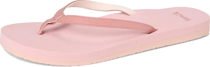 Sanuk Yoga Joy II Women's Sandals Rose Dawn : 11 B - Medium, Leather/Rubber - Image 5