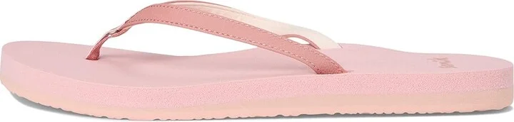 Sanuk Yoga Joy II Women's Sandals Rose Dawn : 11 B - Medium, Leather/Rubber - Image 6