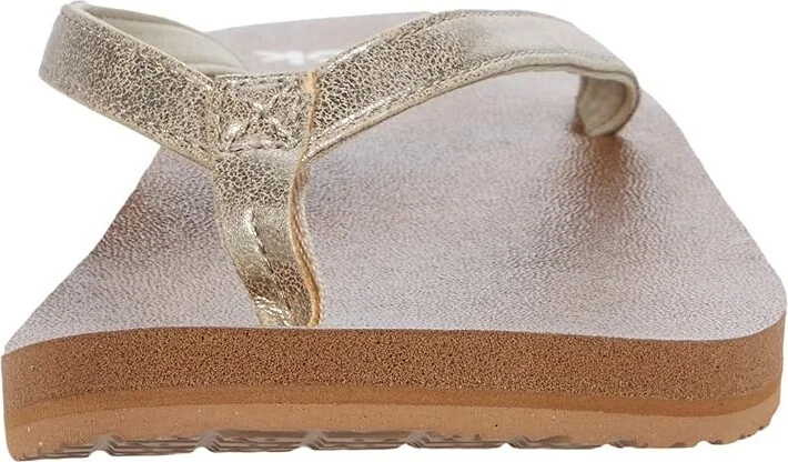 Sanuk Yoga Joy Shimmer Metallic Women's Shoes Champagne : 5 B - Medium, Synthetic - Image 5