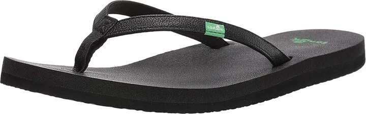 Sanuk Yoga Joy Women's Sandals Black : 5 B - Medium, Synthetic/Textile - Image 2