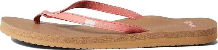 Sanuk Yoga Joy Women's Sandals Burnt Coral : 5 B - Medium, Synthetic/Textile - Image 6