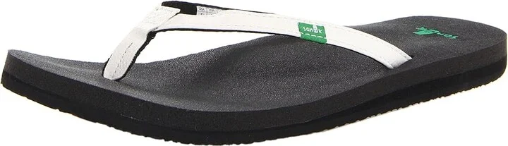 Sanuk Yoga Joy Women's Sandals White : 5 B - Medium, Synthetic/Textile - Image 2