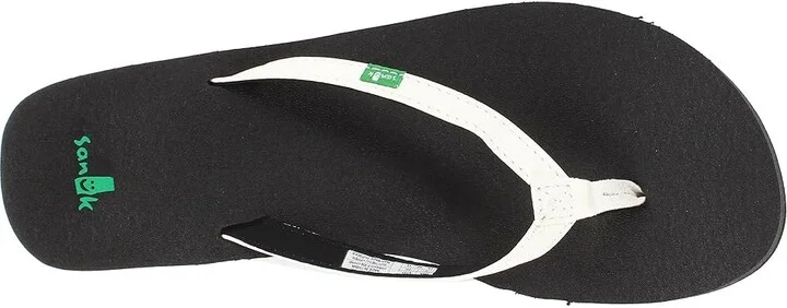 Sanuk Yoga Joy Women's Sandals White : 5 B - Medium, Synthetic/Textile - Image 3