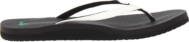 Sanuk Yoga Joy Women's Sandals White : 5 B - Medium, Synthetic/Textile - Image 8