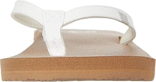 Sanuk Yoga Joy Women's Sandals White/Tan : 5 B - Medium, Synthetic/Textile - Image 5