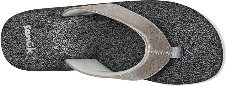 Sanuk Yoga Mat II Metallic Women's Sandals Silver : 10 B - Medium - Image 2