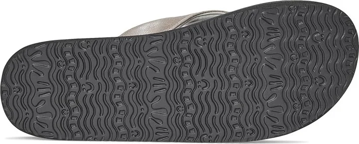 Sanuk Yoga Mat II Metallic Women's Sandals Silver : 10 B - Medium - Image 3