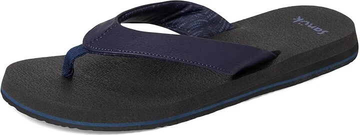 Sanuk Yoga Mat II Women's Sandals Navy : 8 B - Medium, Faux Leather - Image 5