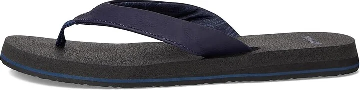 Sanuk Yoga Mat II Women's Sandals Navy : 8 B - Medium, Faux Leather - Image 6