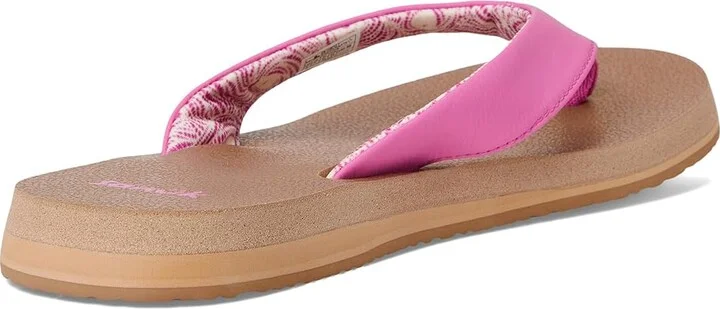Sanuk Yoga Mat II Women's Sandals Phlox Pink : 10 B - Medium, Faux Leather - Image 4