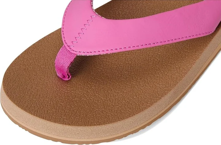 Sanuk Yoga Mat II Women's Sandals Phlox Pink : 10 B - Medium, Faux Leather - Image 7