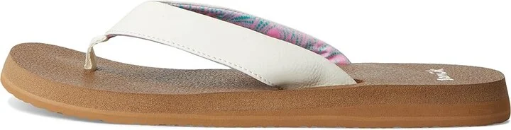 Sanuk Yoga Mat II Women's Sandals White : 11 B - Medium, Faux Leather - Image 6