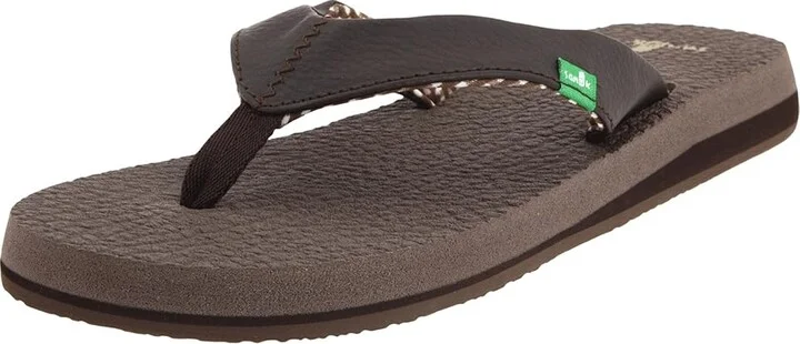 Sanuk Yoga Mat Women's Sandals Brown : 5 B - Medium, Synthetic - Image 2