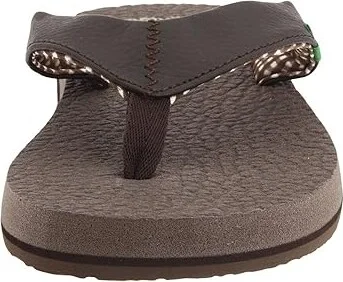 Sanuk Yoga Mat Women's Sandals Brown : 5 B - Medium, Synthetic - Image 6