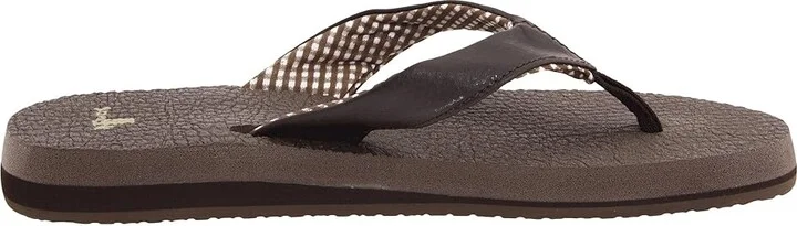 Sanuk Yoga Mat Women's Sandals Brown : 5 B - Medium, Synthetic - Image 8