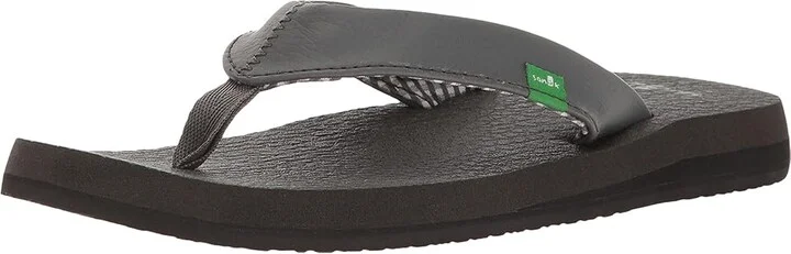 Sanuk Yoga Mat Women's Sandals Charcoal : 5 B - Medium, Synthetic - Image 2