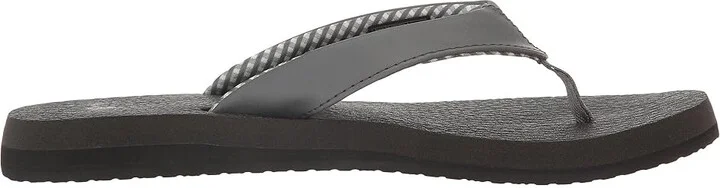 Sanuk Yoga Mat Women's Sandals Charcoal : 5 B - Medium, Synthetic - Image 8
