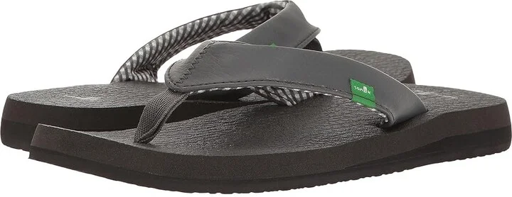 Sanuk Yoga Mat Women's Sandals Charcoal : 5 B - Medium, Synthetic