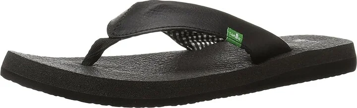 Sanuk Yoga Mat Women's Sandals Ebony : 5 B - Medium, Synthetic - Image 2