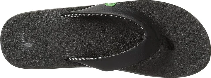Sanuk Yoga Mat Women's Sandals Ebony : 5 B - Medium, Synthetic - Image 3