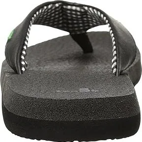 Sanuk Yoga Mat Women's Sandals Ebony : 5 B - Medium, Synthetic - Image 5