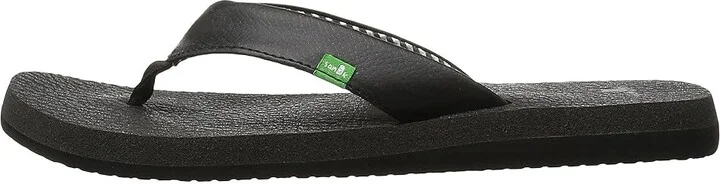 Sanuk Yoga Mat Women's Sandals Ebony : 5 B - Medium, Synthetic - Image 7