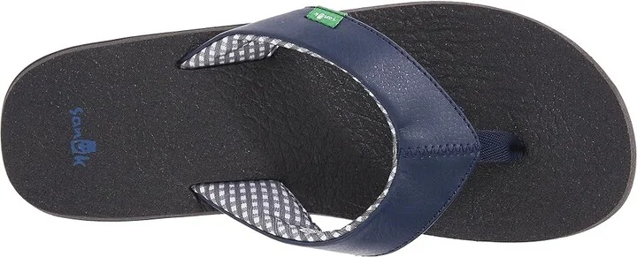Sanuk Yoga Mat Women's Sandals Navy : 5 B - Medium, Synthetic - Image 3
