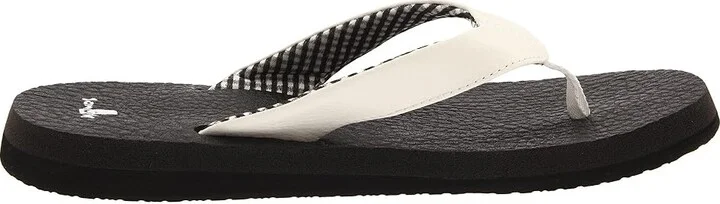 Sanuk Yoga Mat Women's Sandals White : 5 B - Medium, Synthetic - Image 8