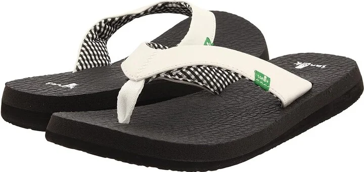 Sanuk Yoga Mat Women's Sandals White : 5 B - Medium, Synthetic