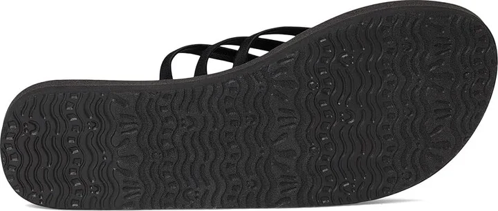 Sanuk Yoga Sandy II Women's Sandals Black : 7 B - Medium, Synthetic - Image 3