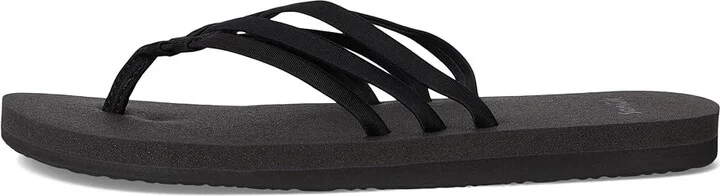 Sanuk Yoga Sandy II Women's Sandals Black : 7 B - Medium, Synthetic - Image 6