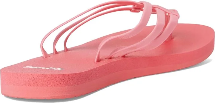 Sanuk Yoga Sandy II Women's Sandals Sugar Coral : 7 B - Medium, Synthetic - Image 4