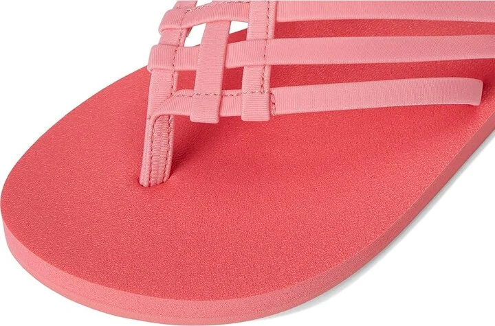 Sanuk Yoga Sandy II Women's Sandals Sugar Coral : 7 B - Medium, Synthetic - Image 7